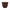 FLOWER POT PLAIN/RD (GP-3006)