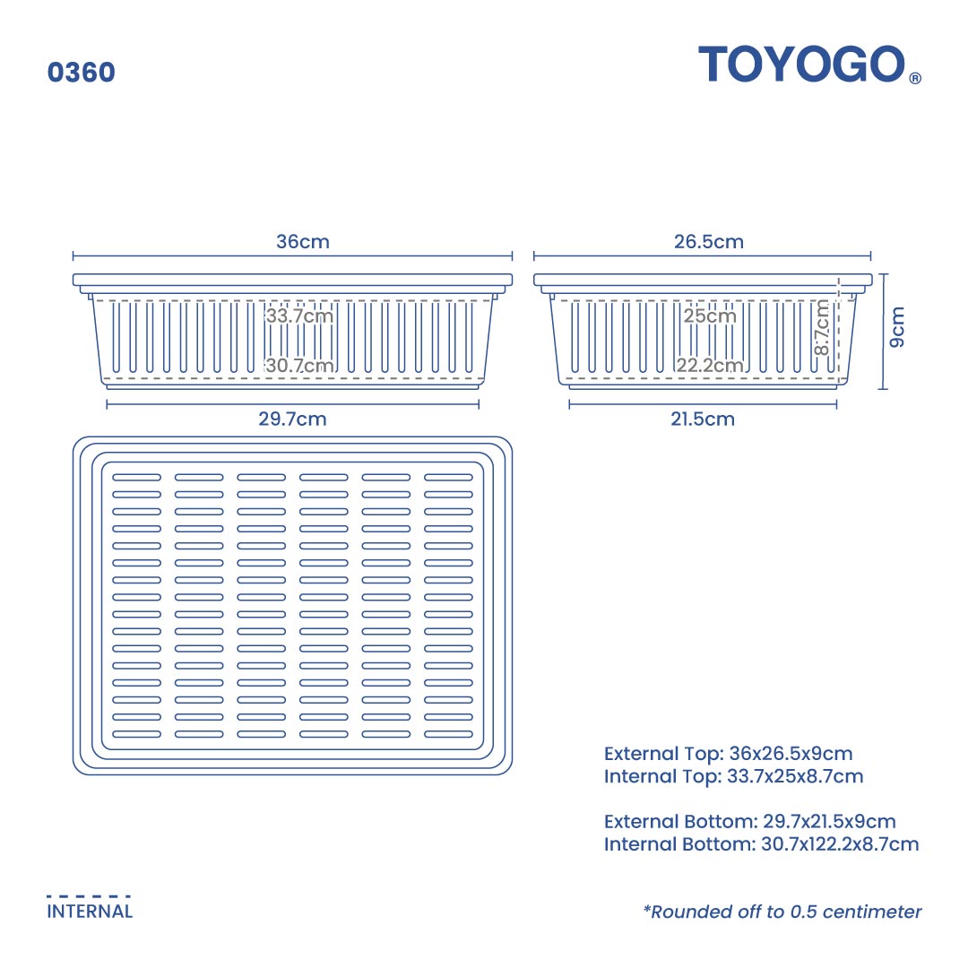 MEDIUM OBLONG TRAY (0360)