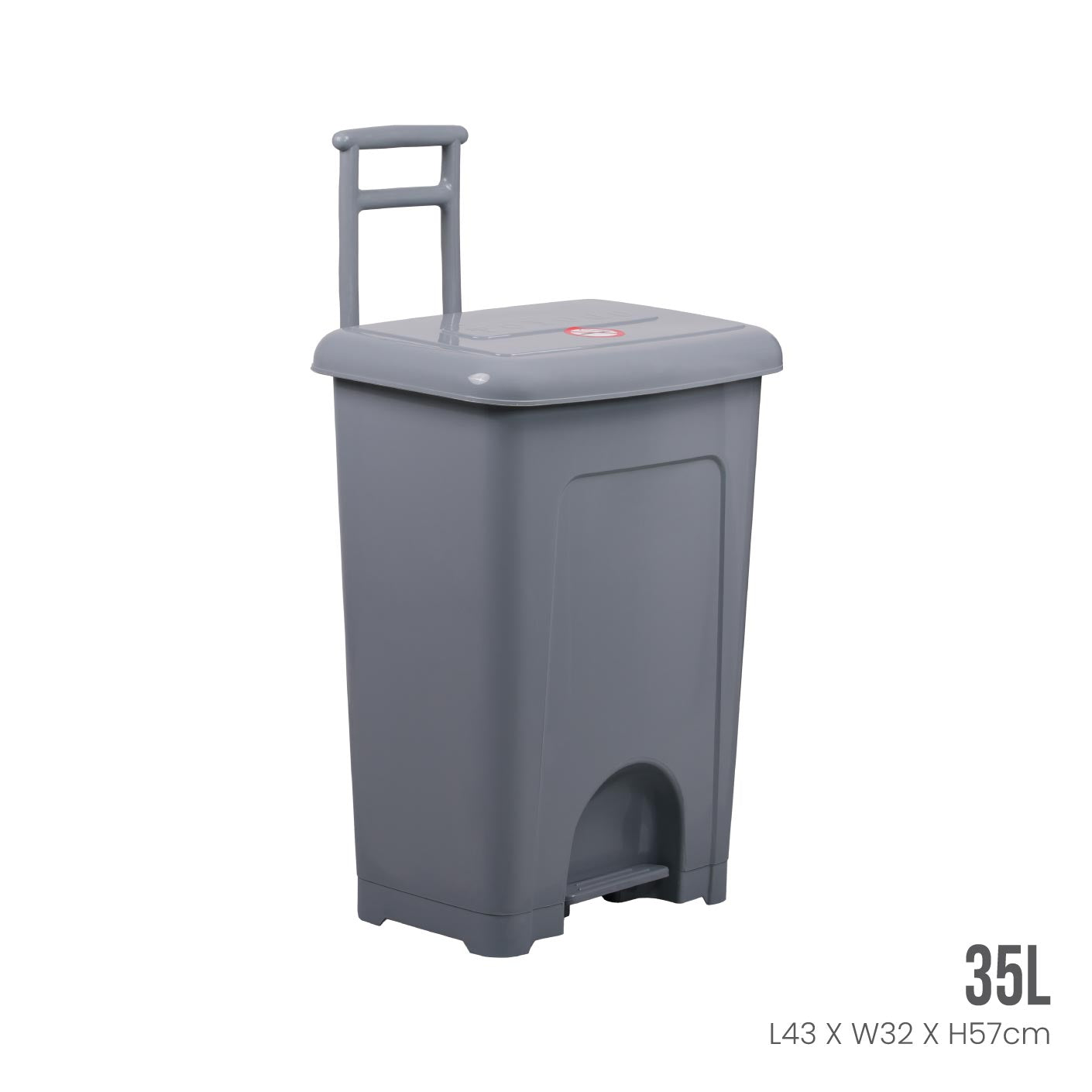 STEP BIN W/HANDLE 35L (1005)