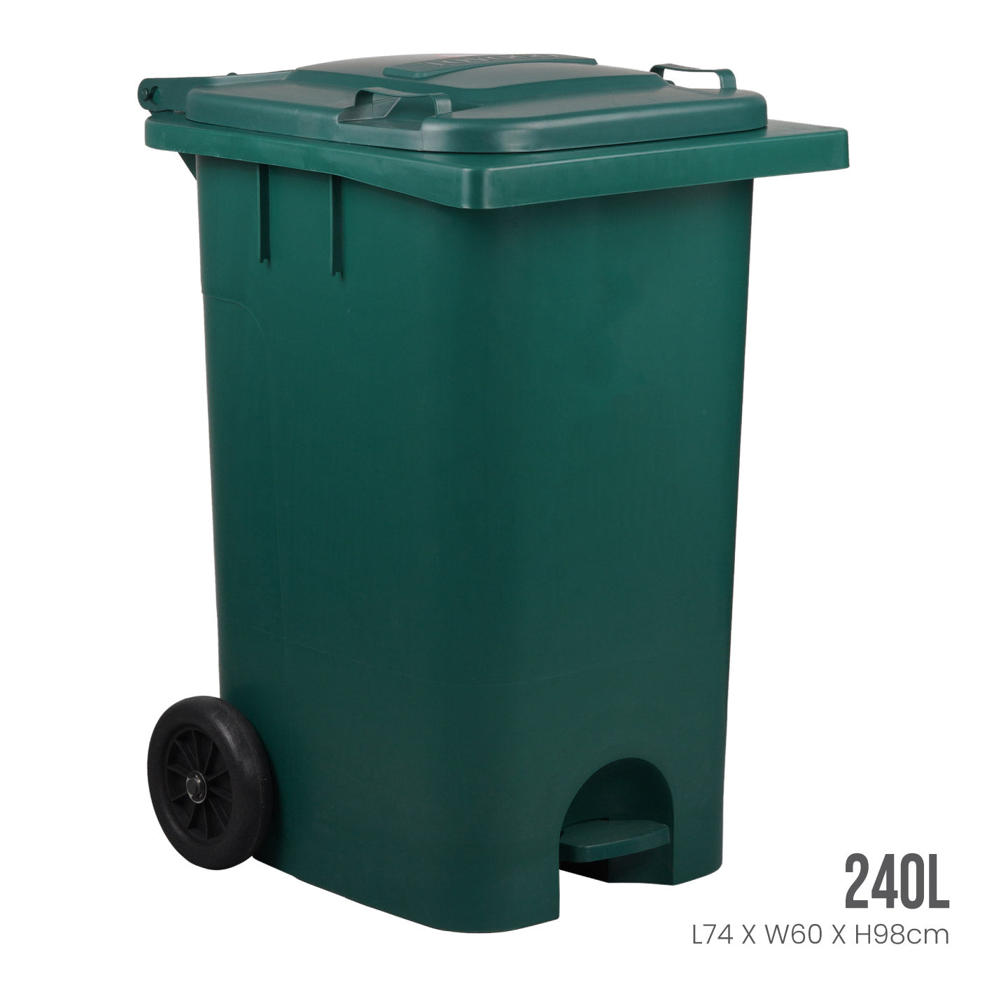 RECYCLE STEP BIN W/WHEELS (1010)