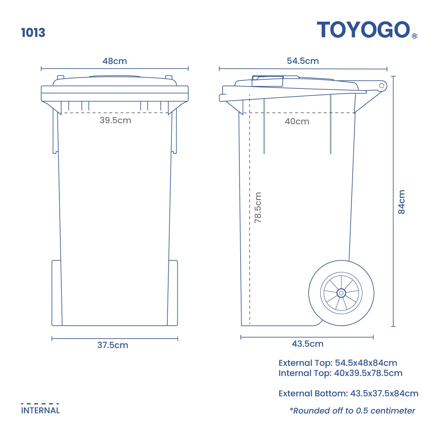 RECYCLE BIN W/O STEP (1013)