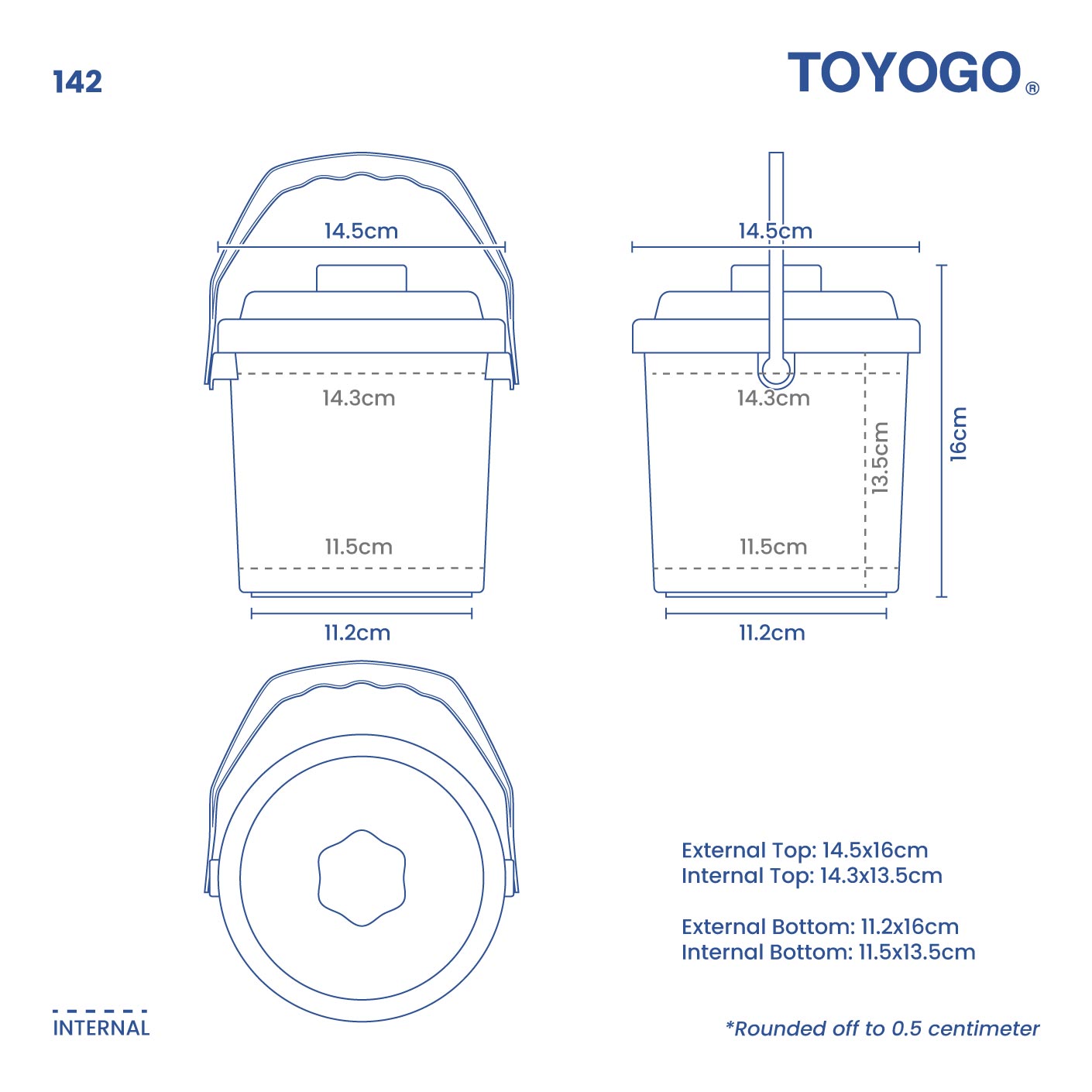ROUND FOOD CARRIER (142)