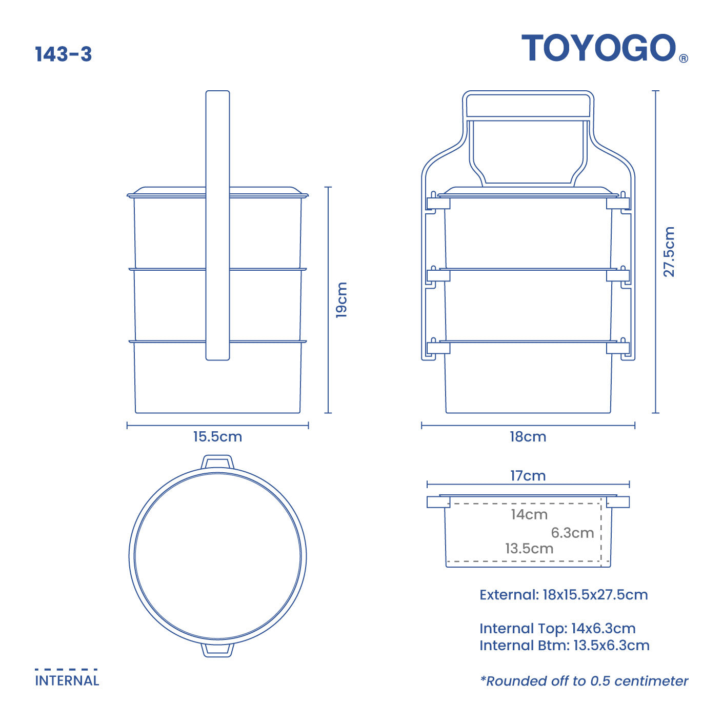 3 TINGKAT FOOD CARRIER (143-3)