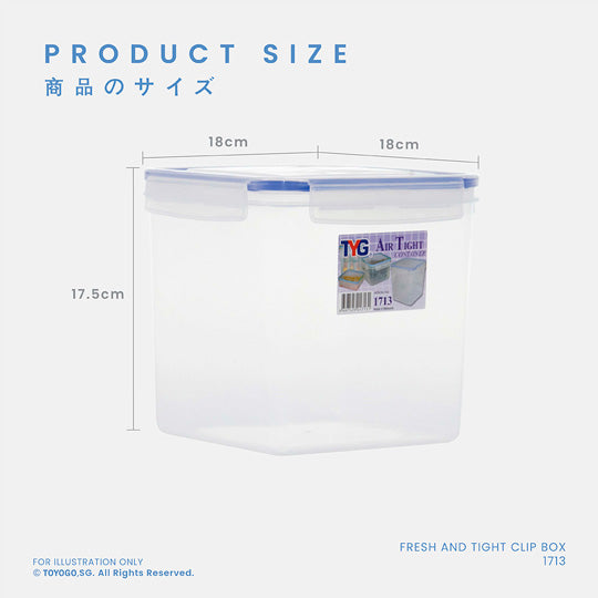 FRESH & TIGHT CONTAINER SQ3 (1713)