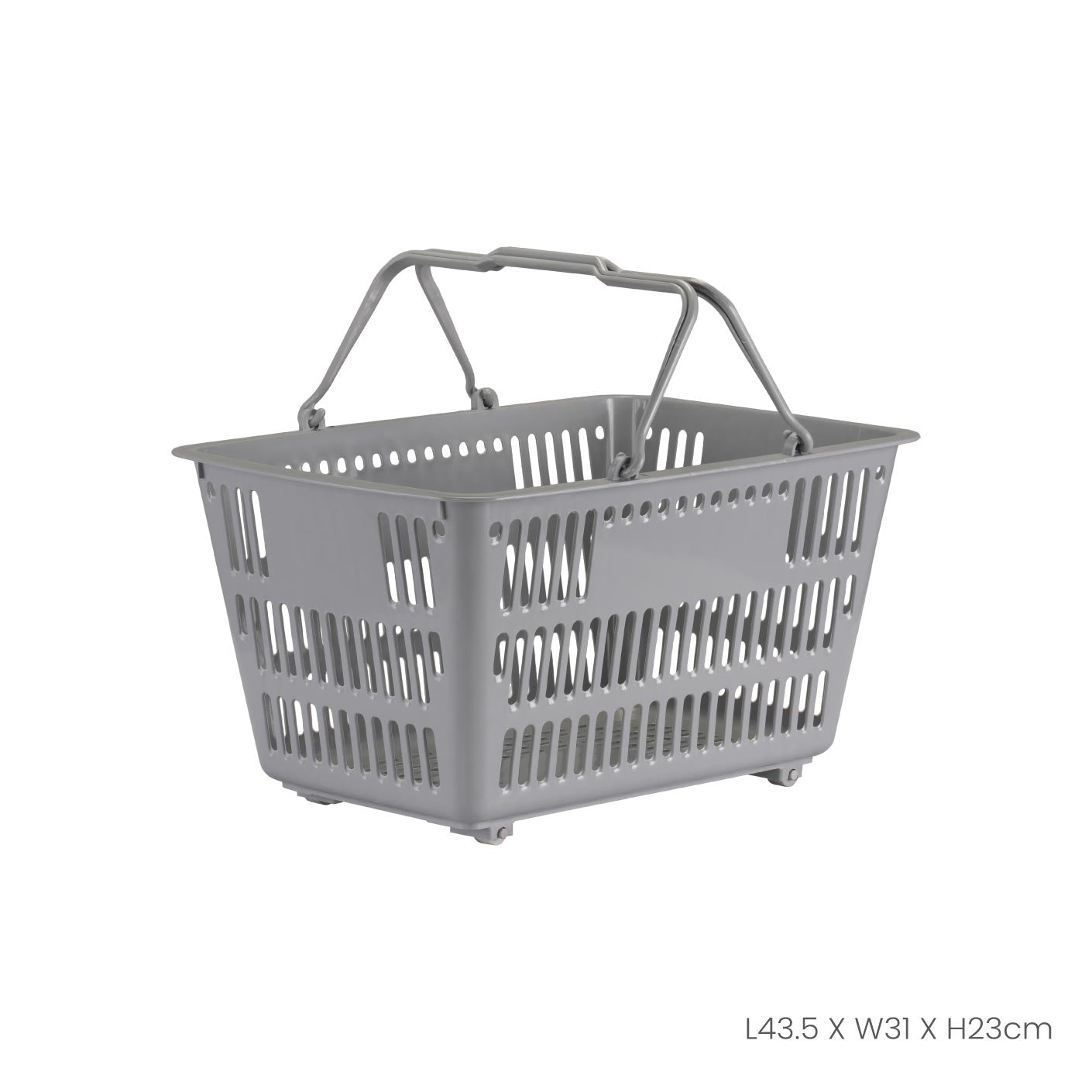 SHOPPING BASKET W/WHEELS (1729)