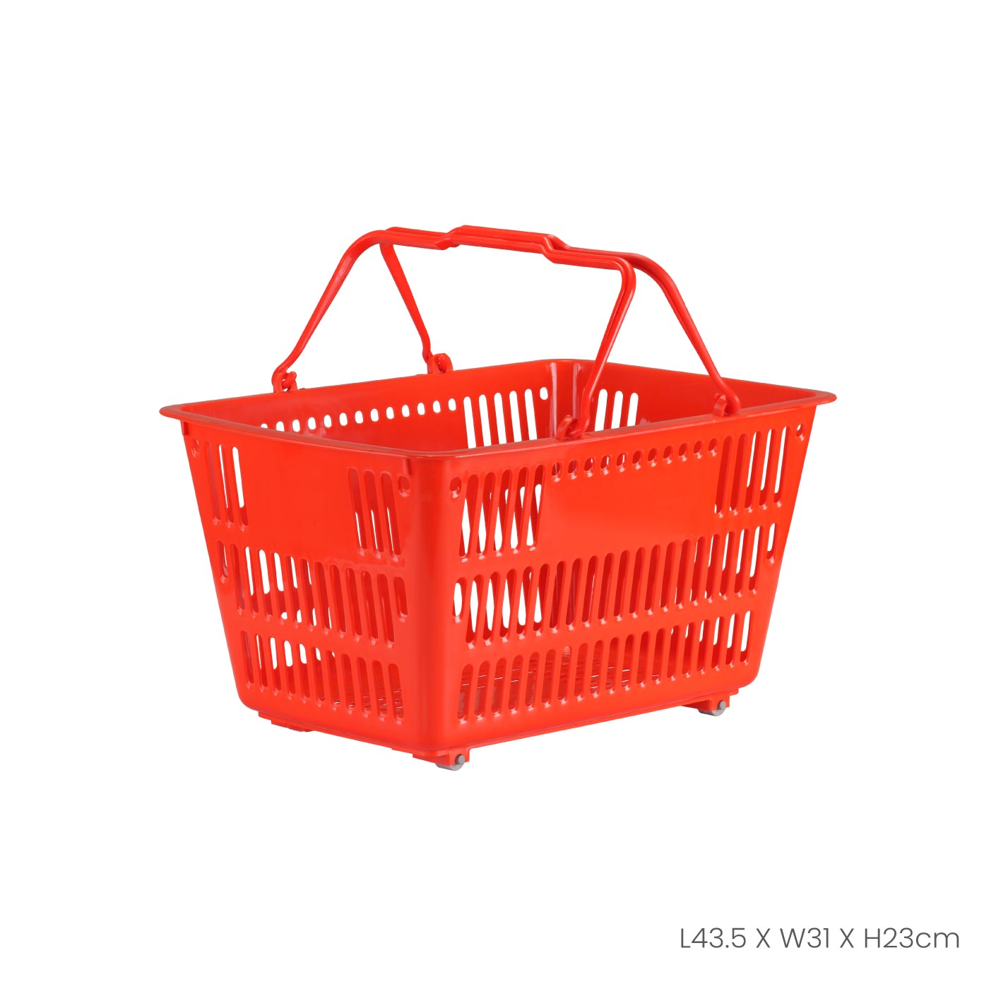SHOPPING BASKET W/WHEELS (1729)