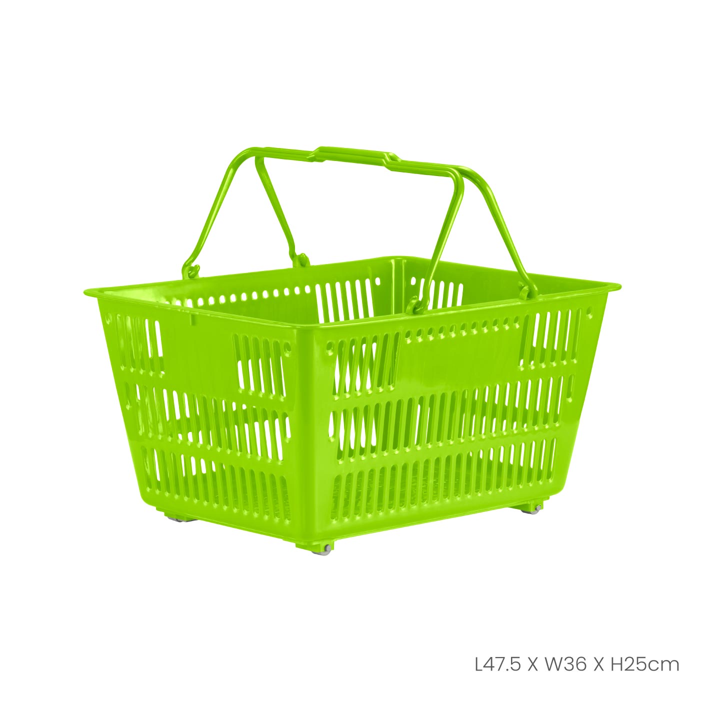 SHOPPING BASKET W/WHEELS (1730)