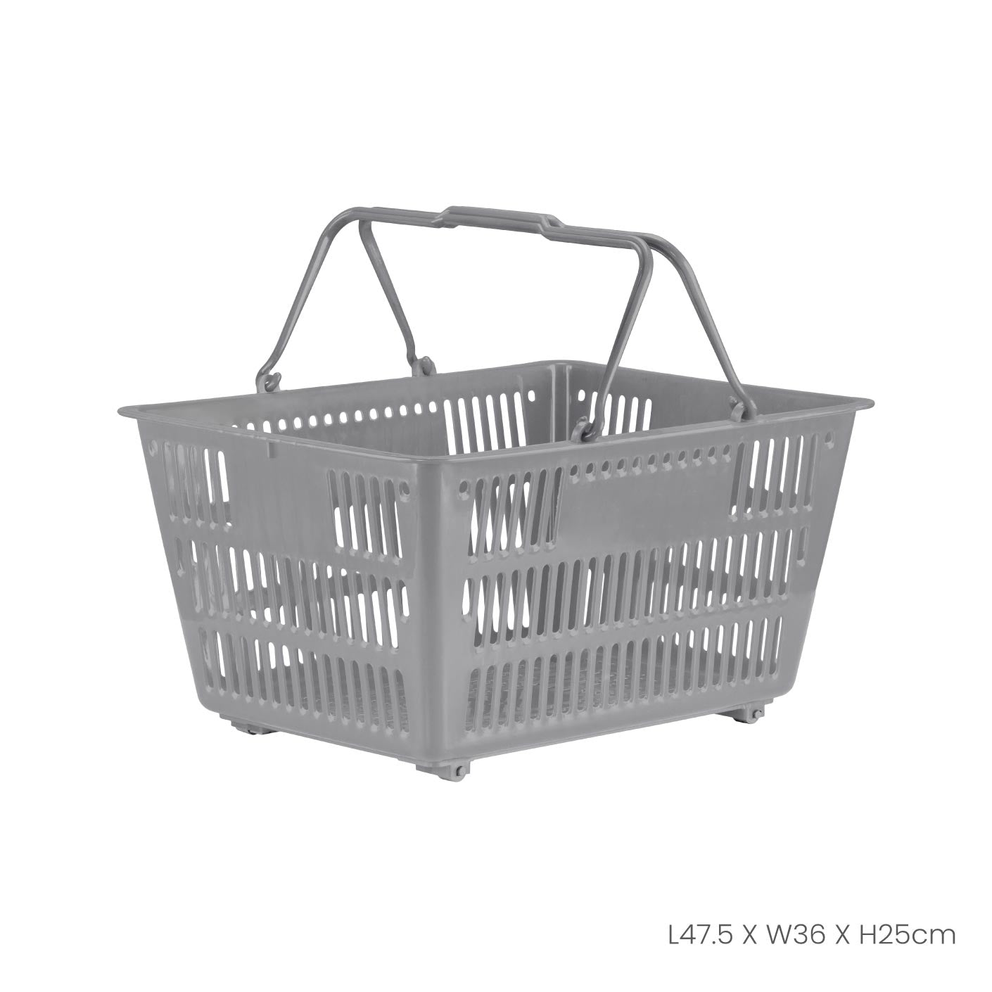 SHOPPING BASKET W/WHEELS (1730)