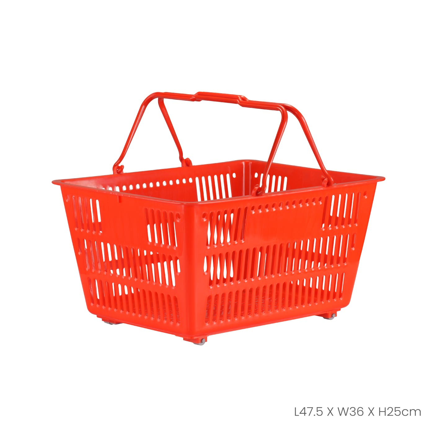 SHOPPING BASKET W/WHEELS (1730)