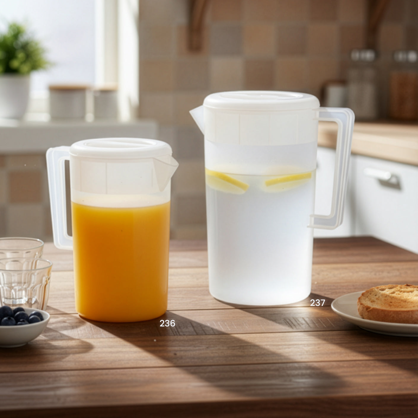 WATER JUG 2L RD (236)