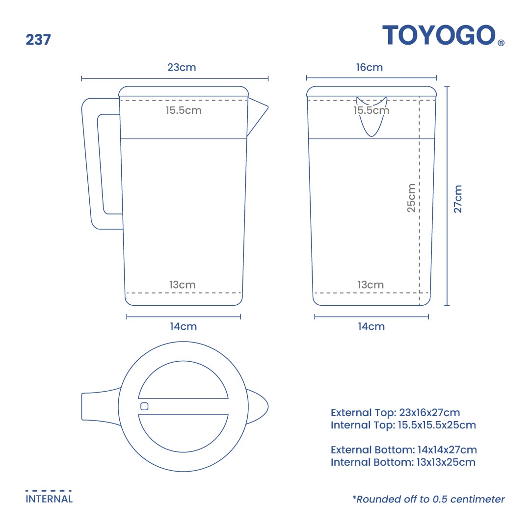 WATER JUG 3.5L RD (237)