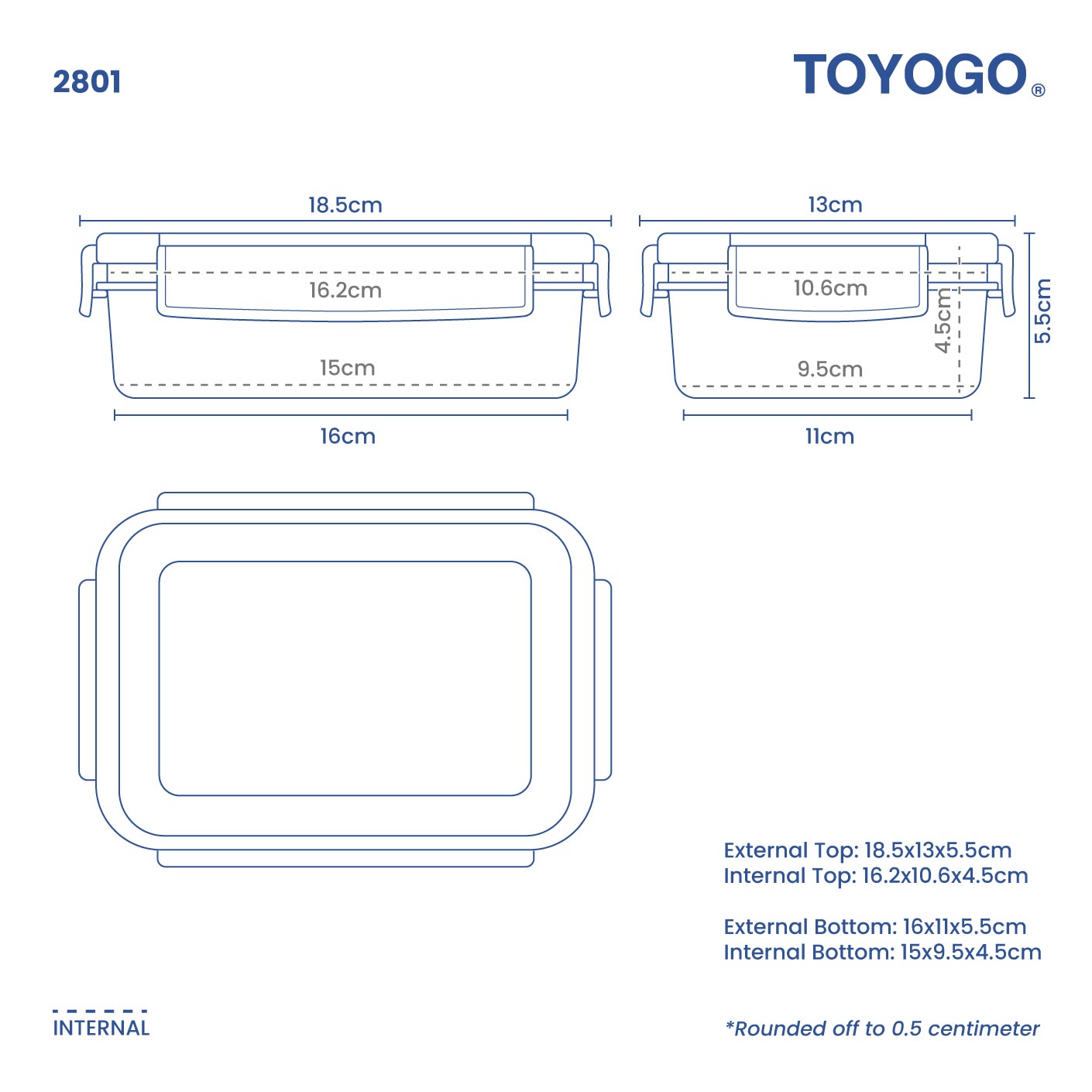FRESH & TIGHT CONTAINER RT1 (2801)