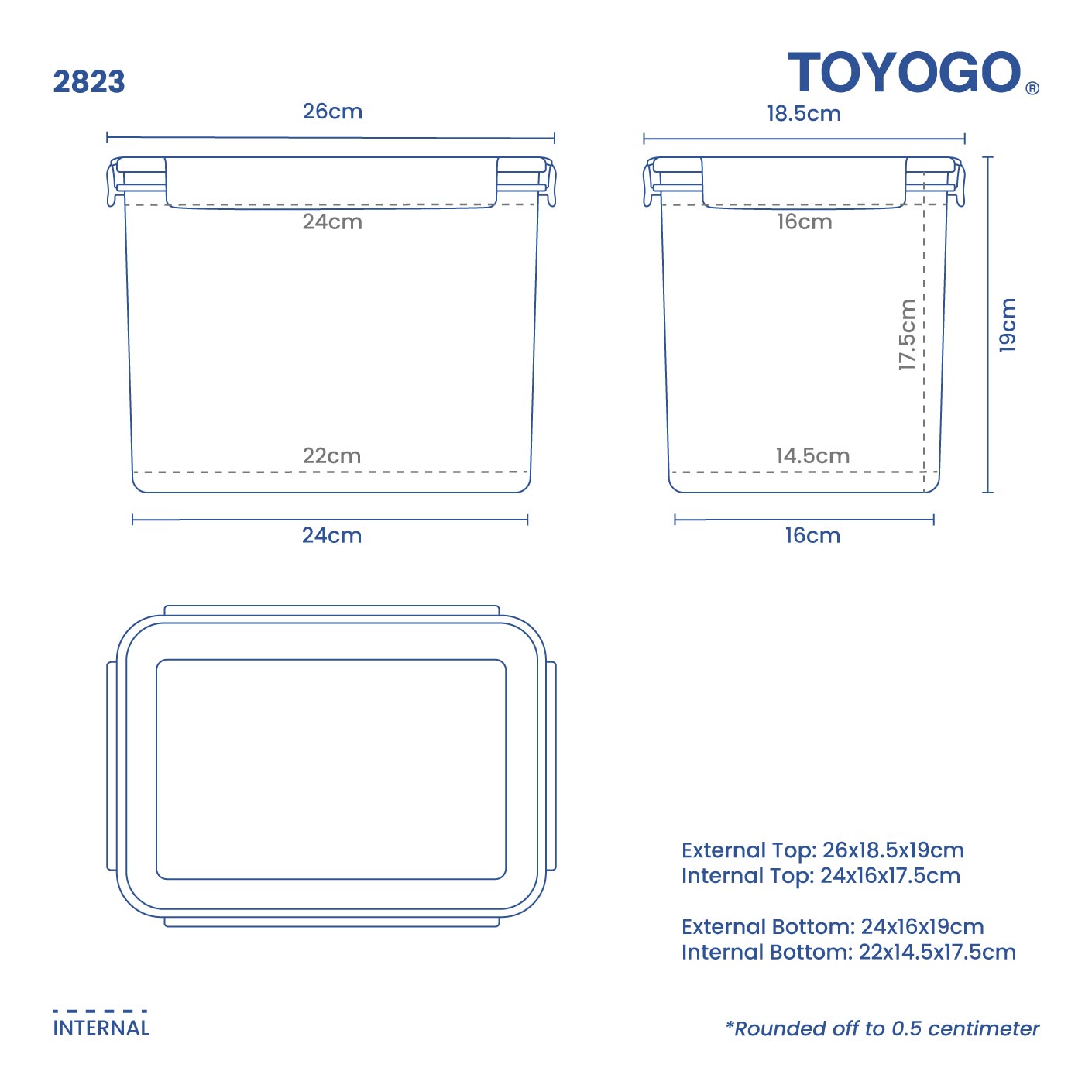 FRESH & TIGHT CONTAINER RT3 (2823)