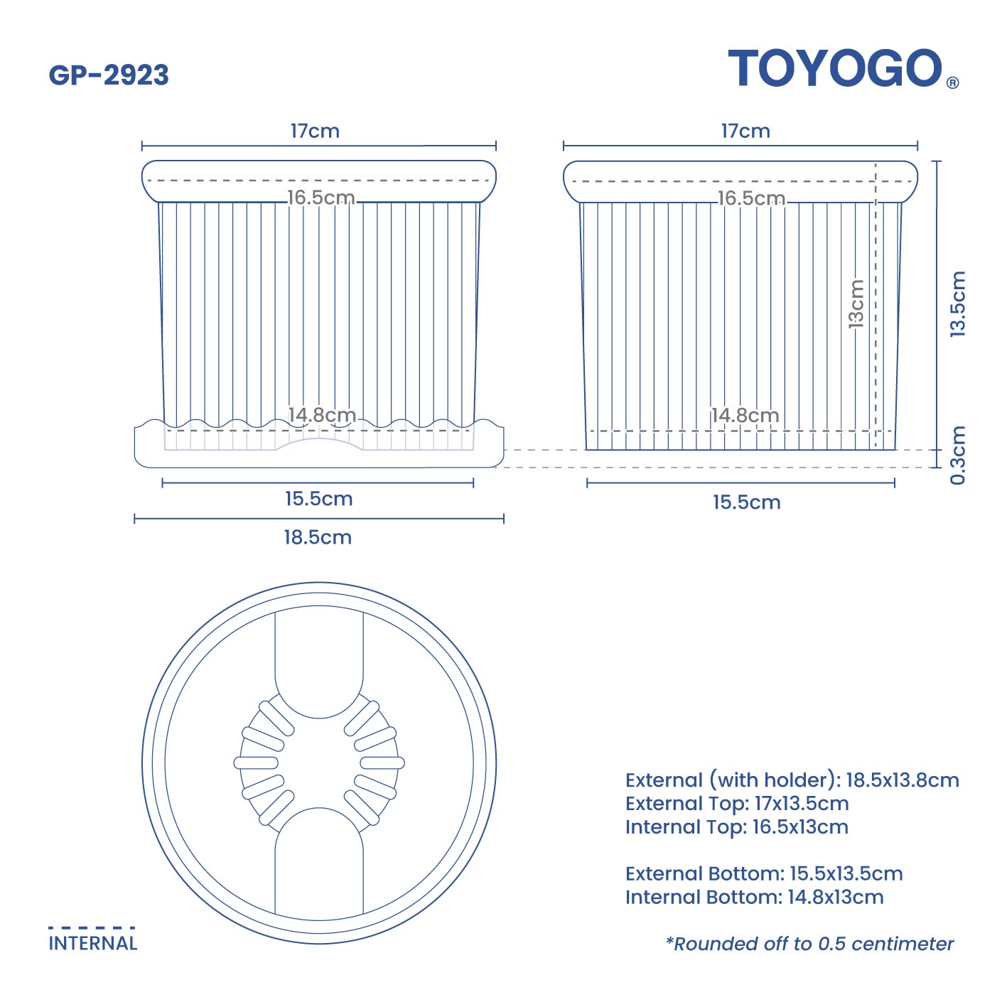 GARDEN POT ST-STRIP NO.3 (GP-2923)