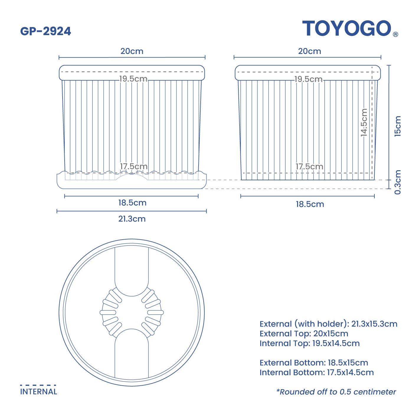 GARDEN POT ST-STRIP NO.4 (GP-2924)