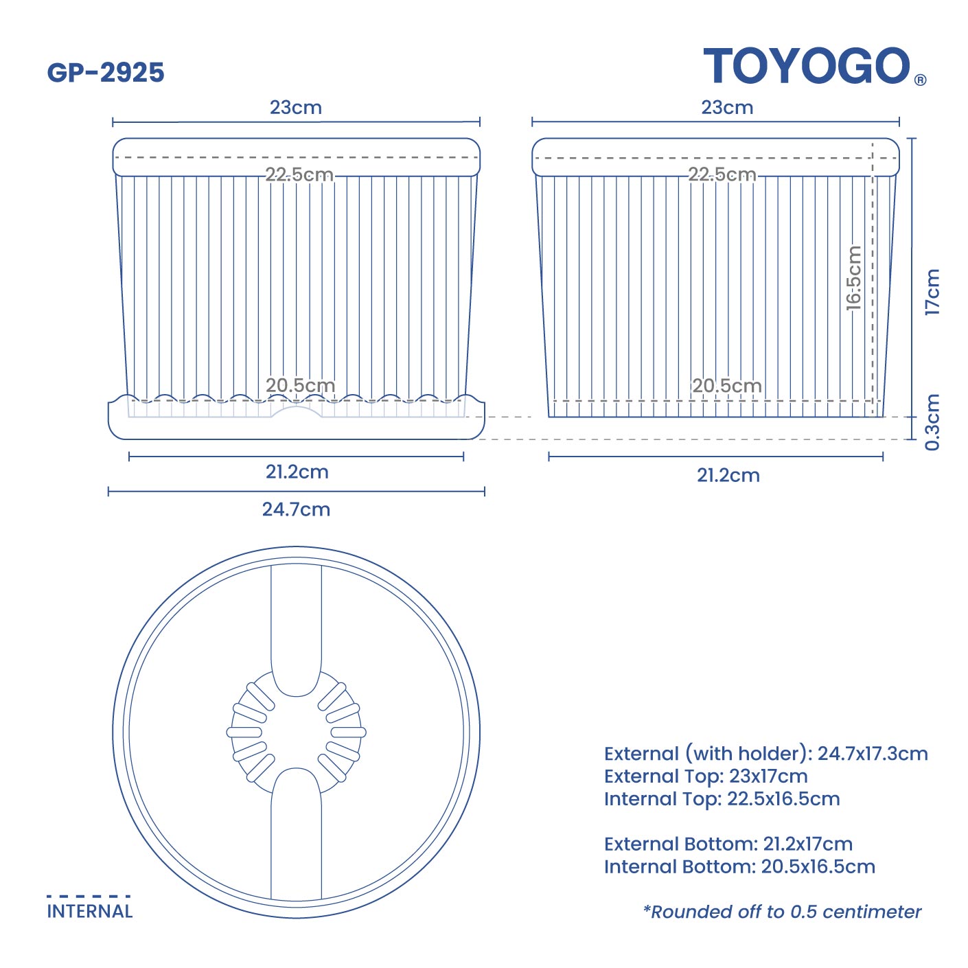 GARDEN POT ST-STRIP NO.5 (GP-2925)