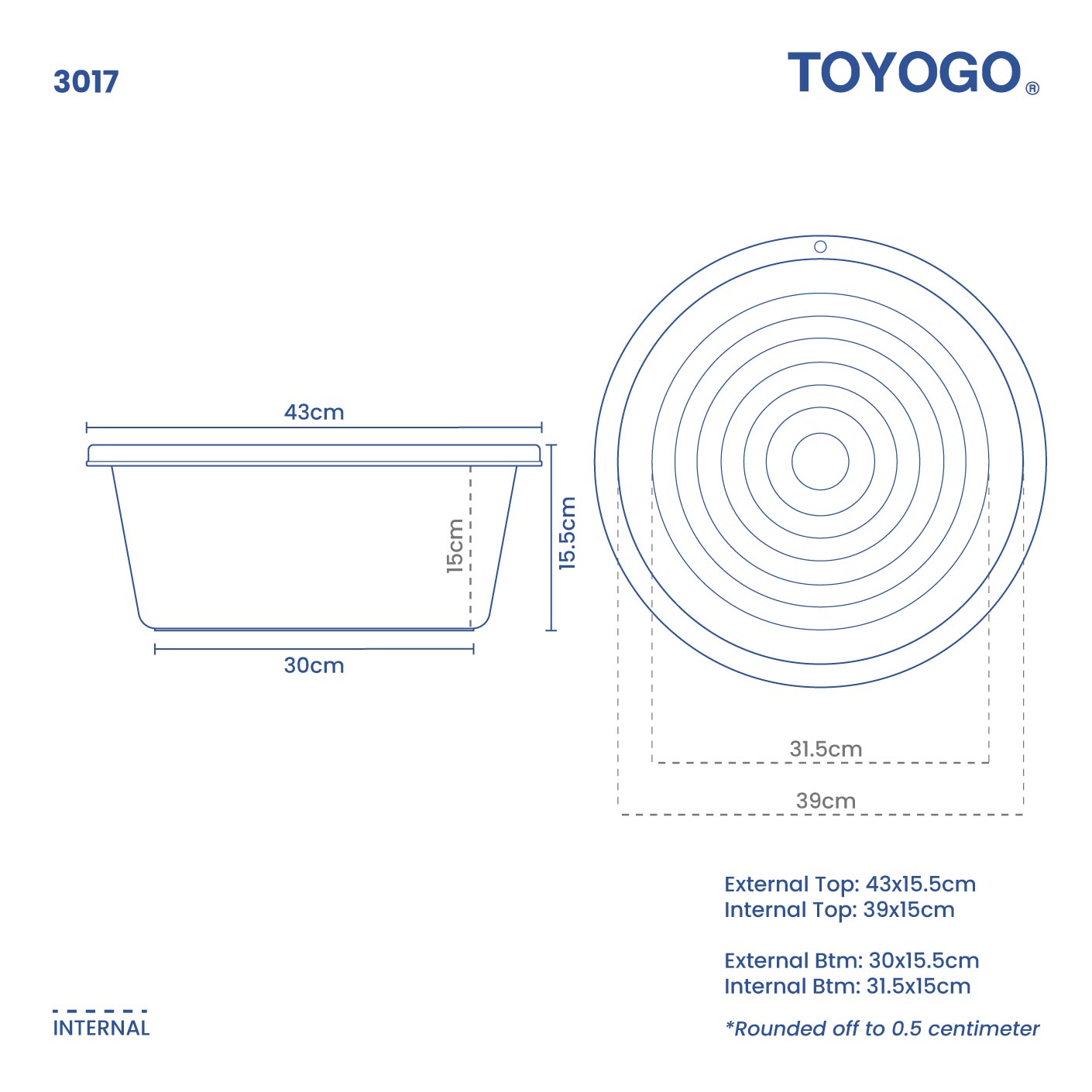 BASIN 17 INCH (3017)