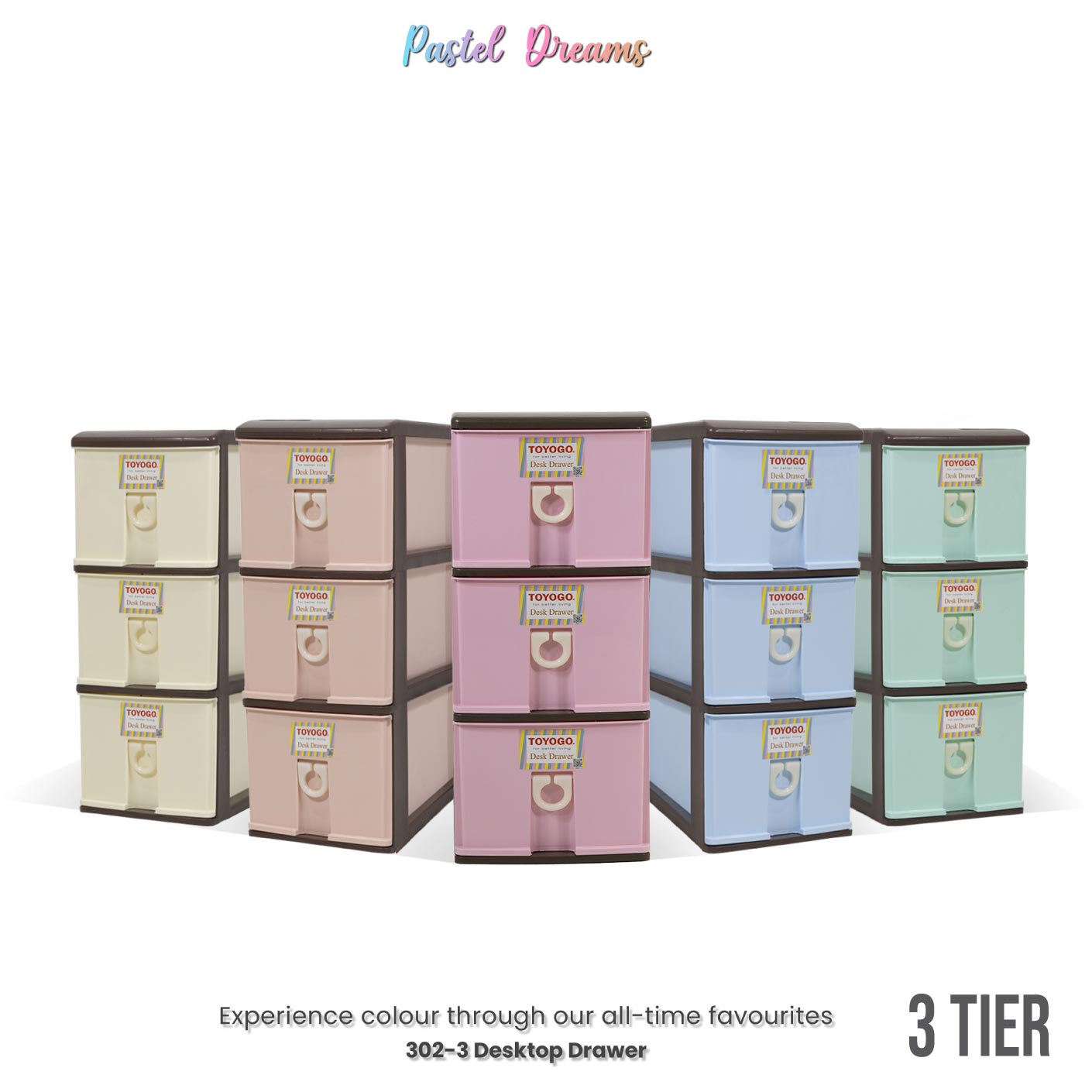 3 TIER CD/SAT DRAWER (302-3)