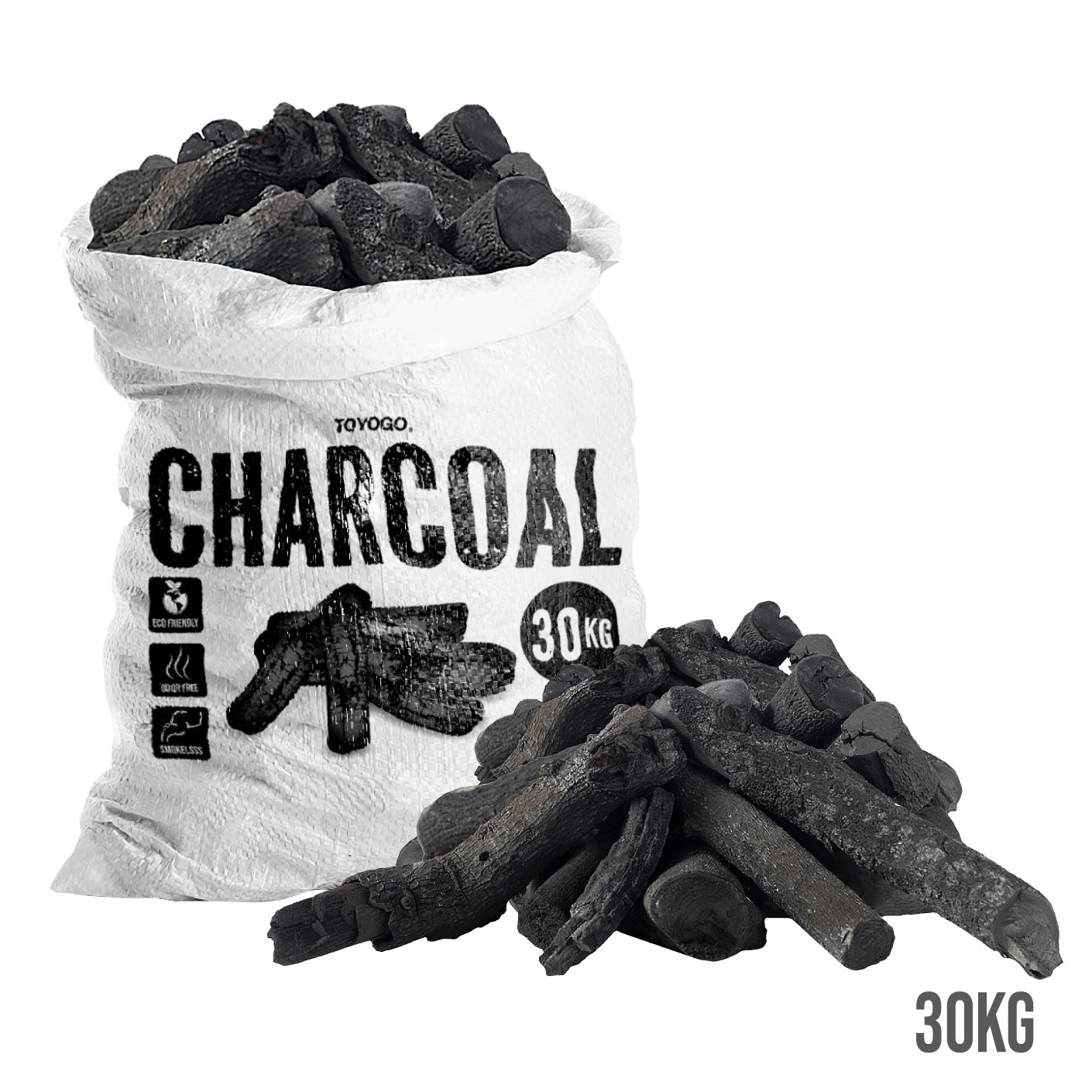 BBQ MANGROVE WOOD CHARCOAL 30KG (NSH1002)
