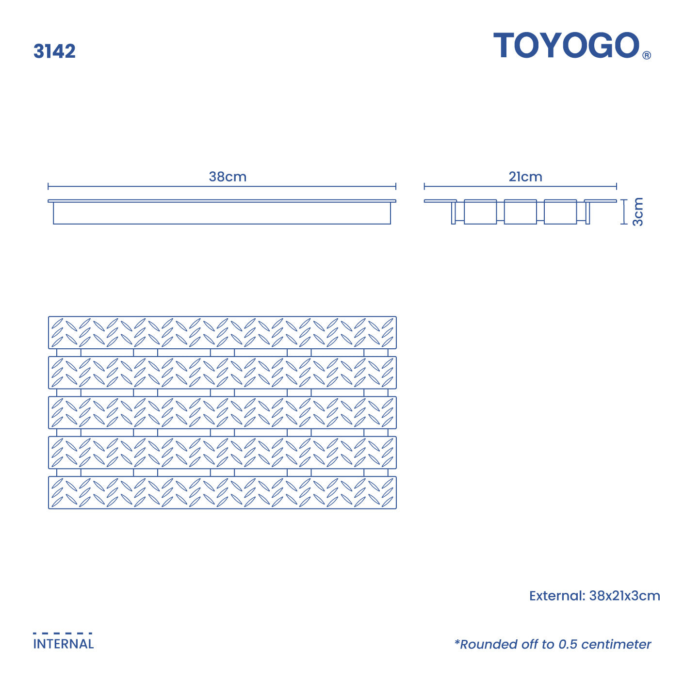 DRAIN COVER W/CLIP (3142)