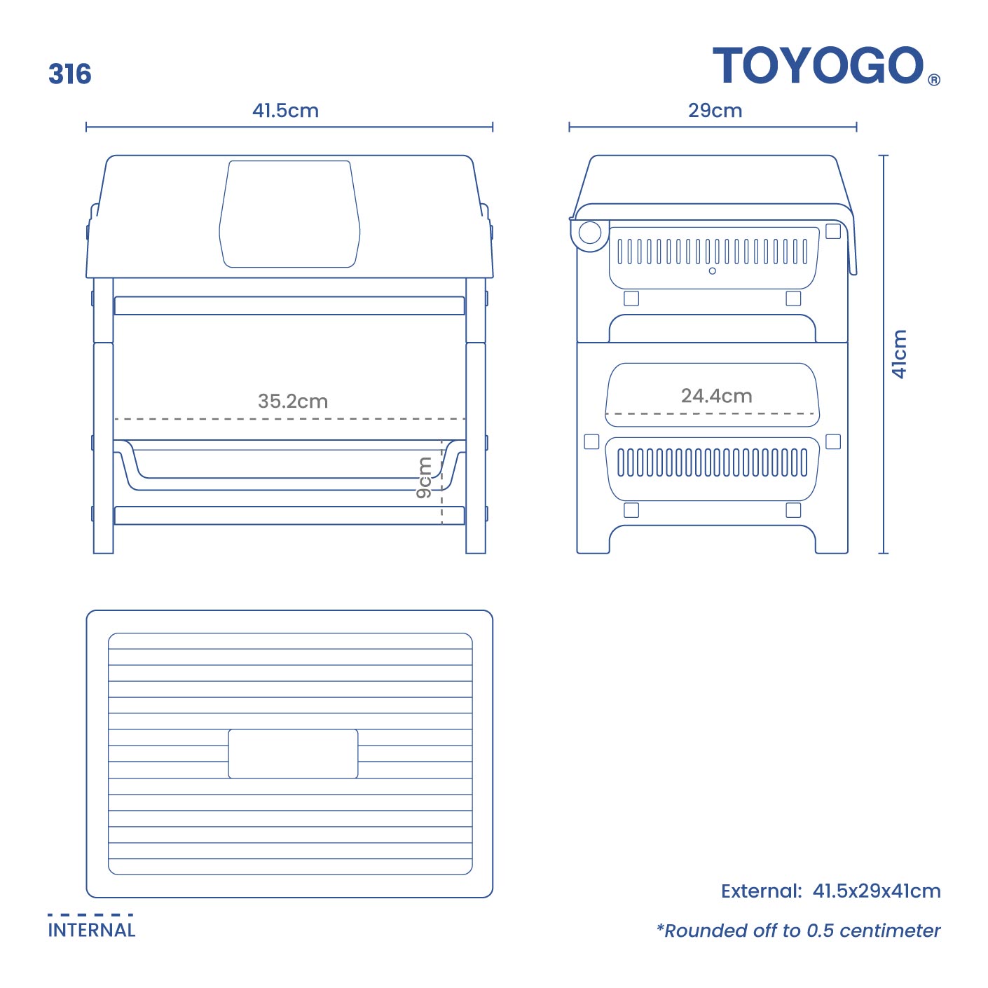 (KT-316)2 TIER DISH RACK (316)