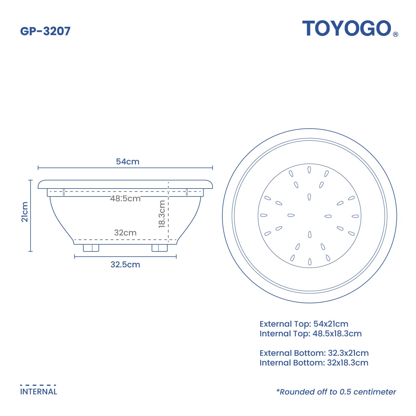 RD FATTY GARDEN POT NO.7 (GP-3207)