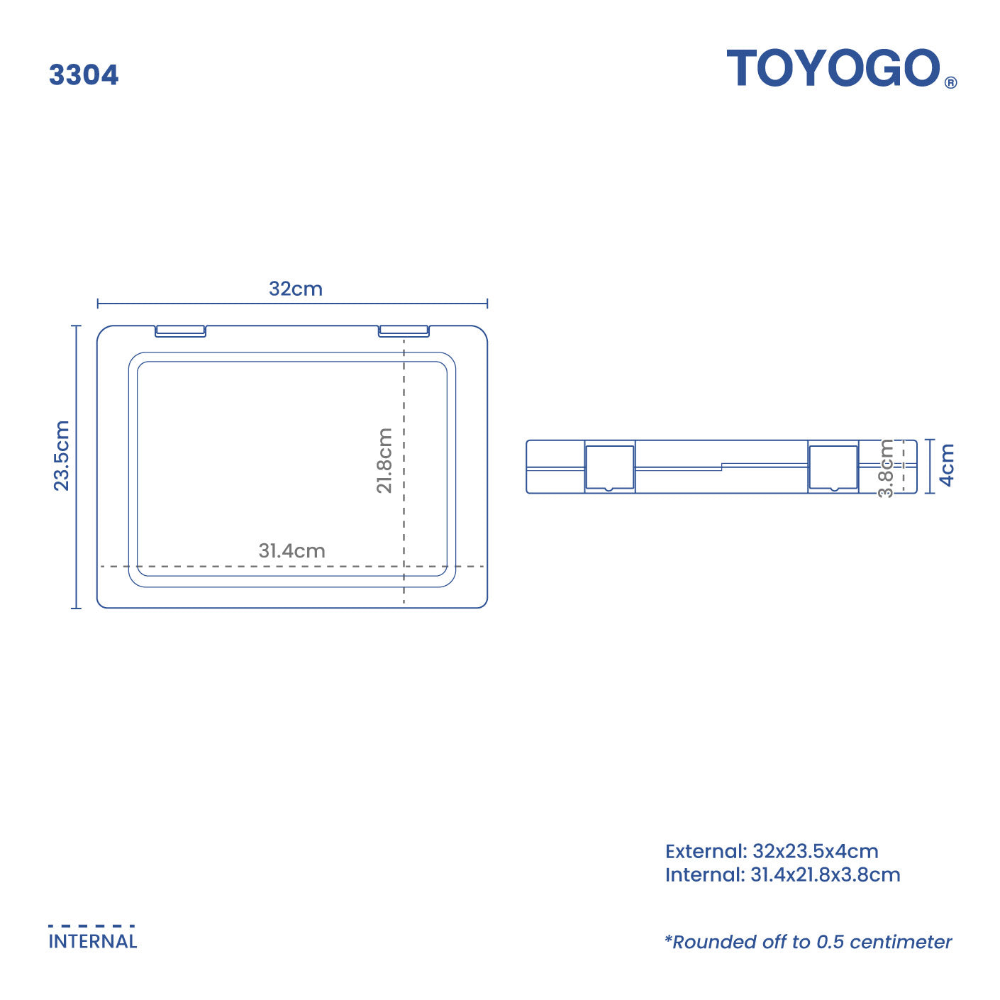 A4 PAPER CASE 4CM (3304)