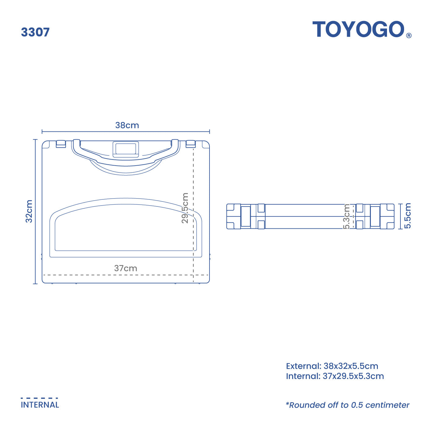 HANDY FILE CASE 5CM (L) (3307)
