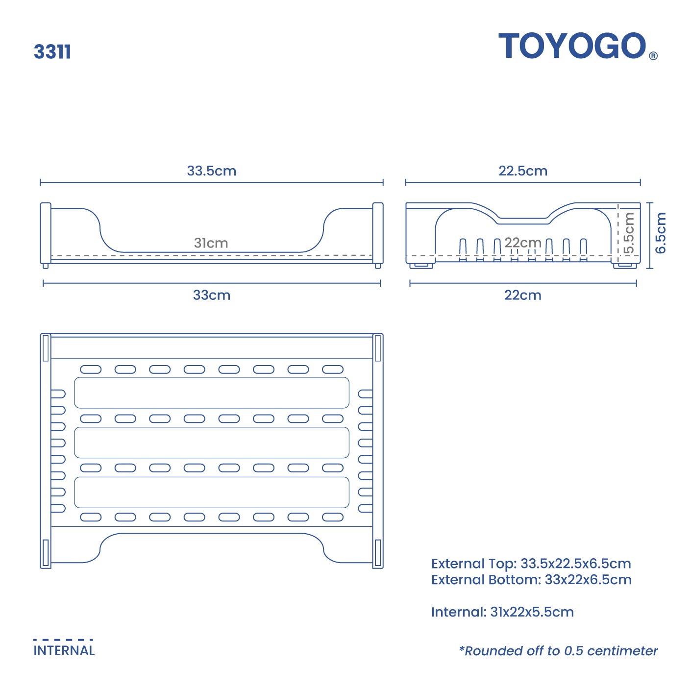 DADA A4 DESK RACK (3311)