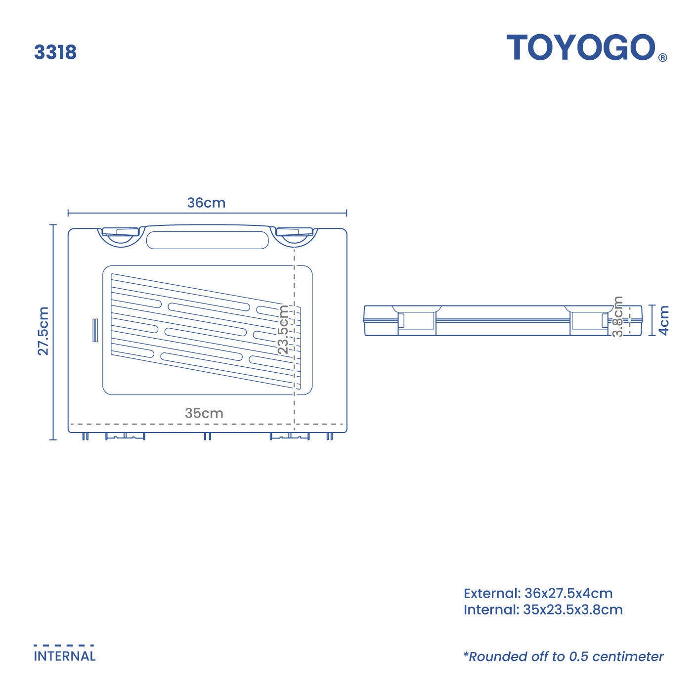 A4 ZIPPY FILE CASE (3318)