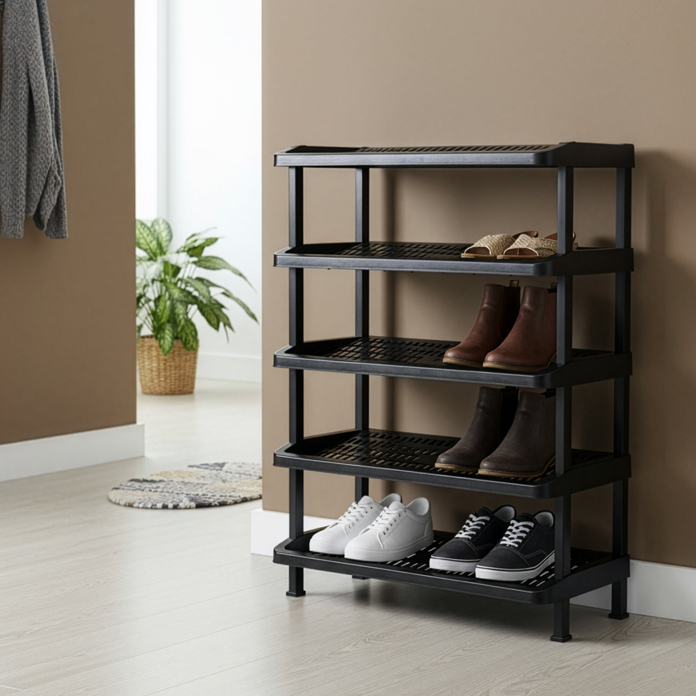 5 TIER SHOE RACK (342-5)