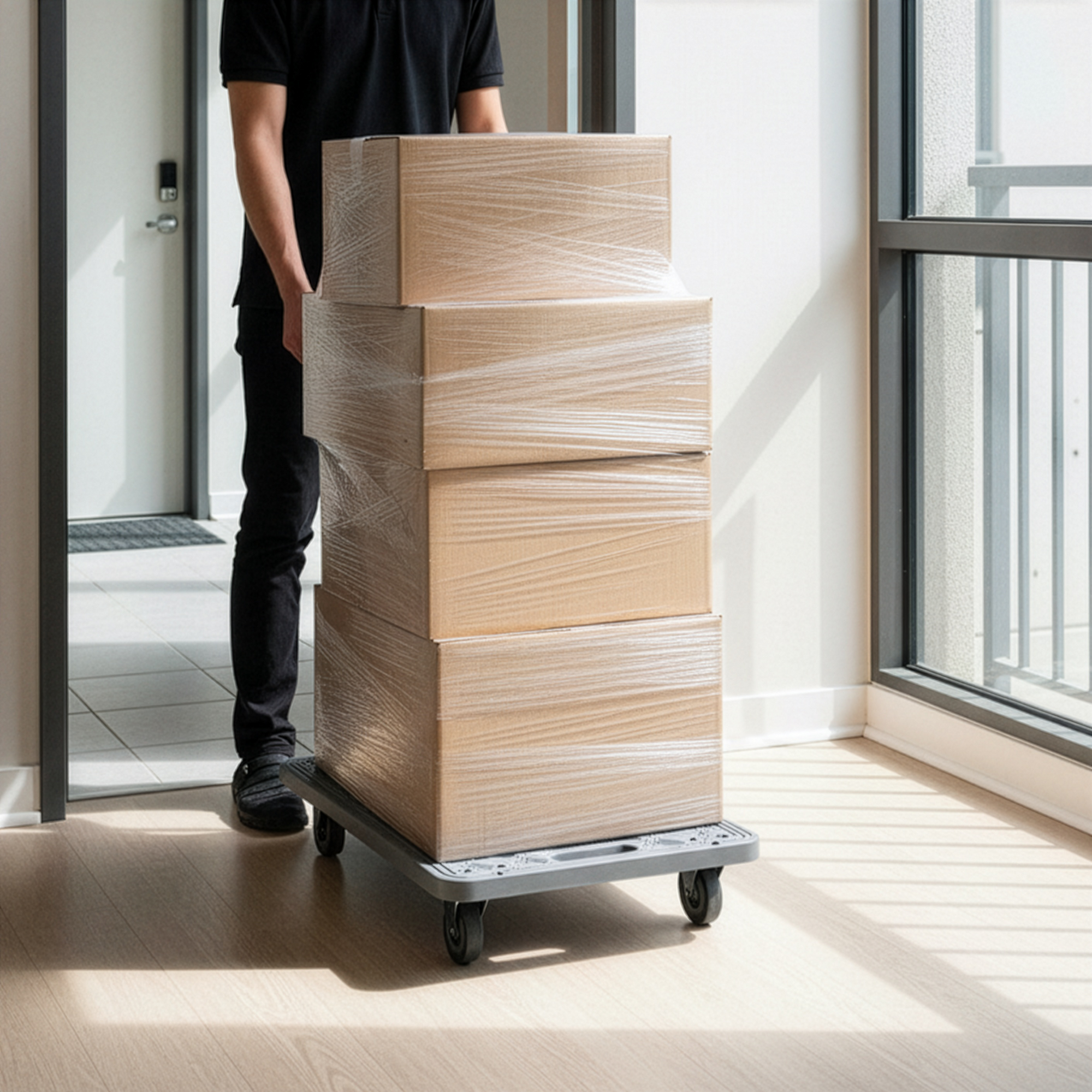 PLATFORM WITH WHEELS 100KG (3618)