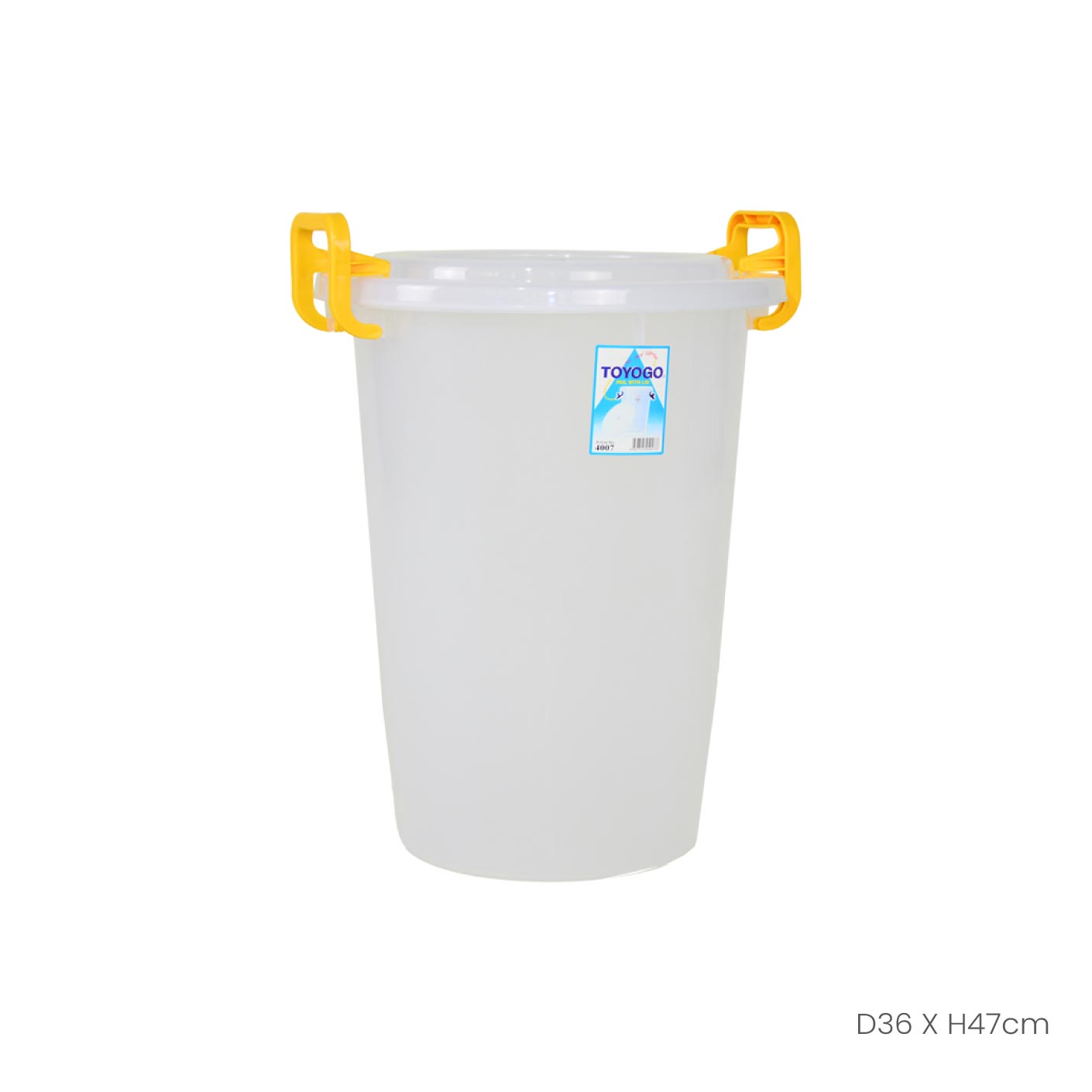 HIGHLY PAIL W/COVER (L) (4007)