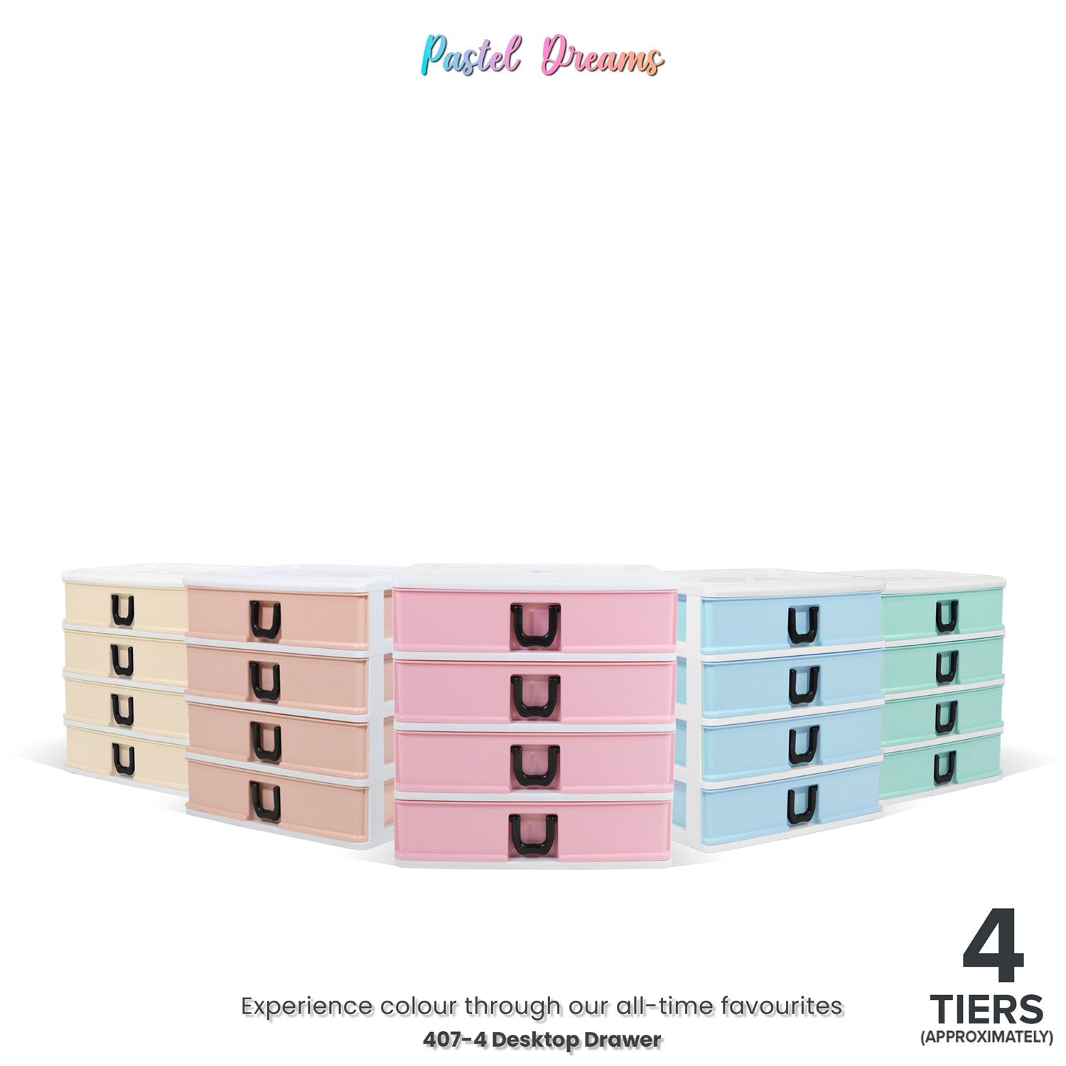 4 TIER COLLEGE A4 DRAWER (407-4)