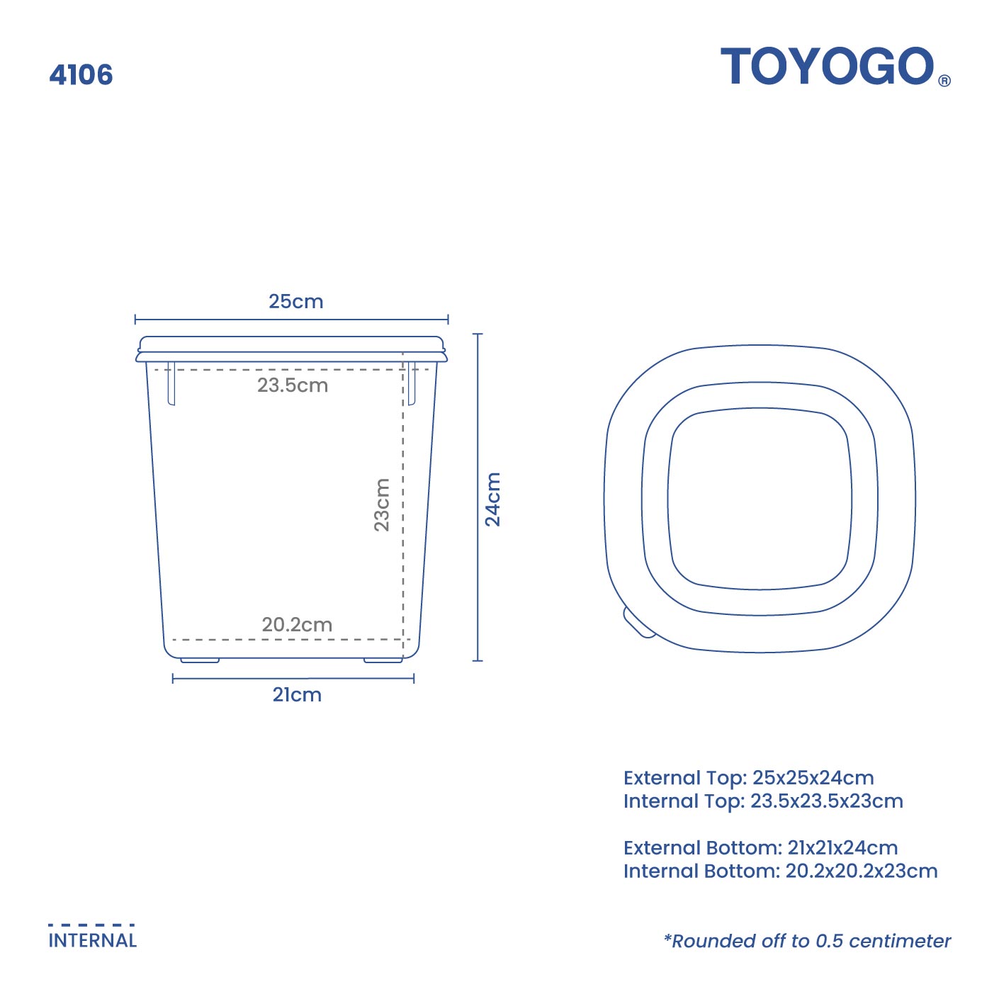 FRESH SQ HIGH BOX (4106)