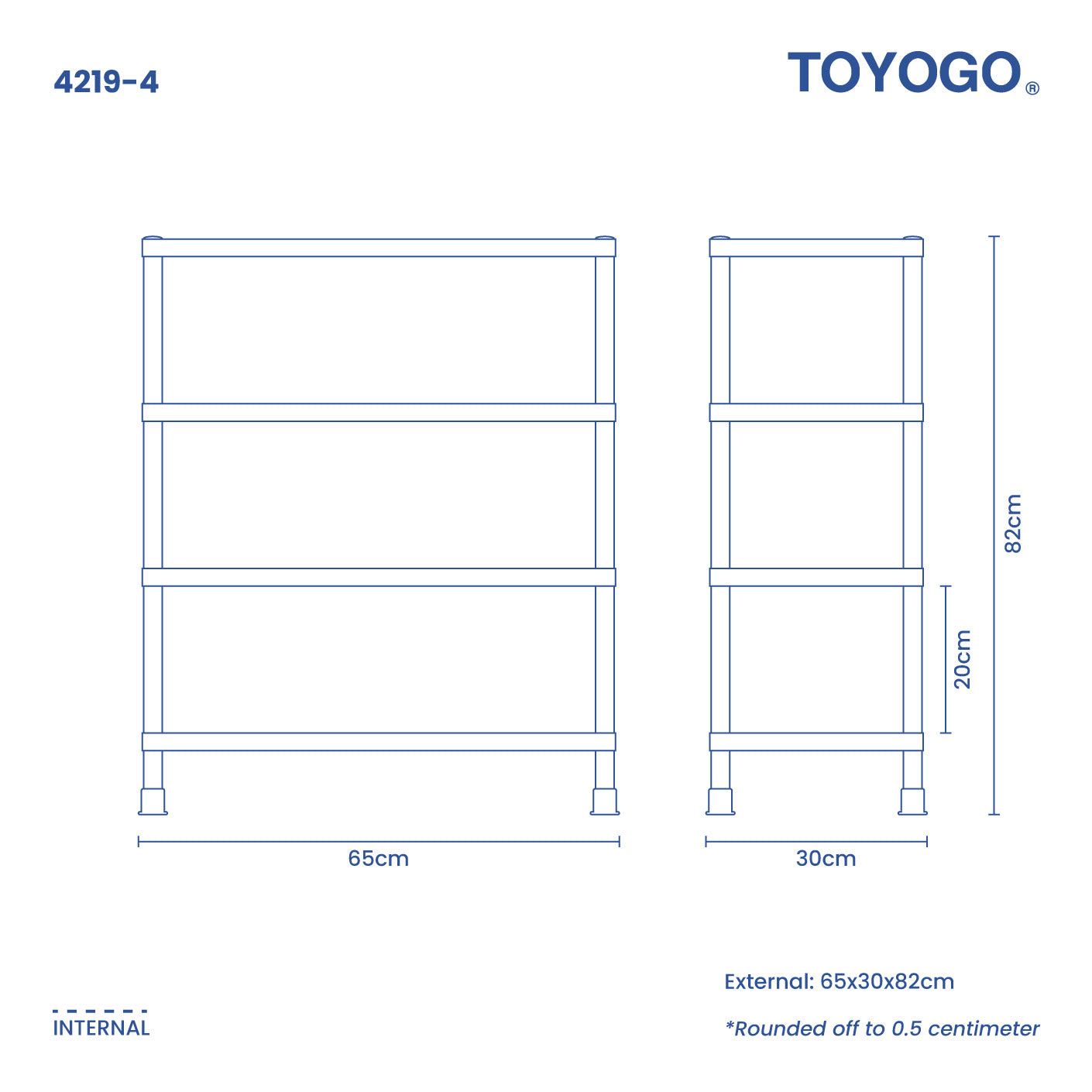 4 TIER SHOE/MULTI RACK (4219-4)