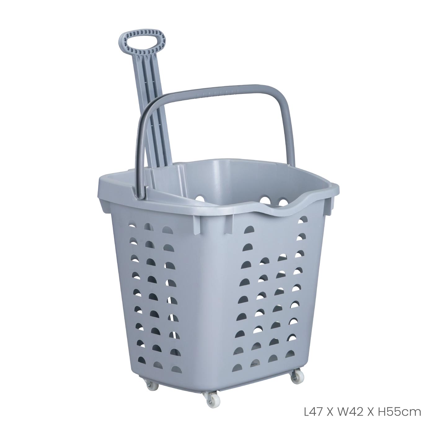 SHOPPING BASKET TROLLEY (4321)