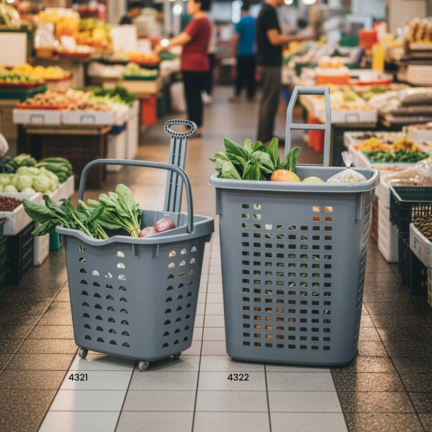 ROTY MARKET/LAUNDRY TROLLEY (4322)