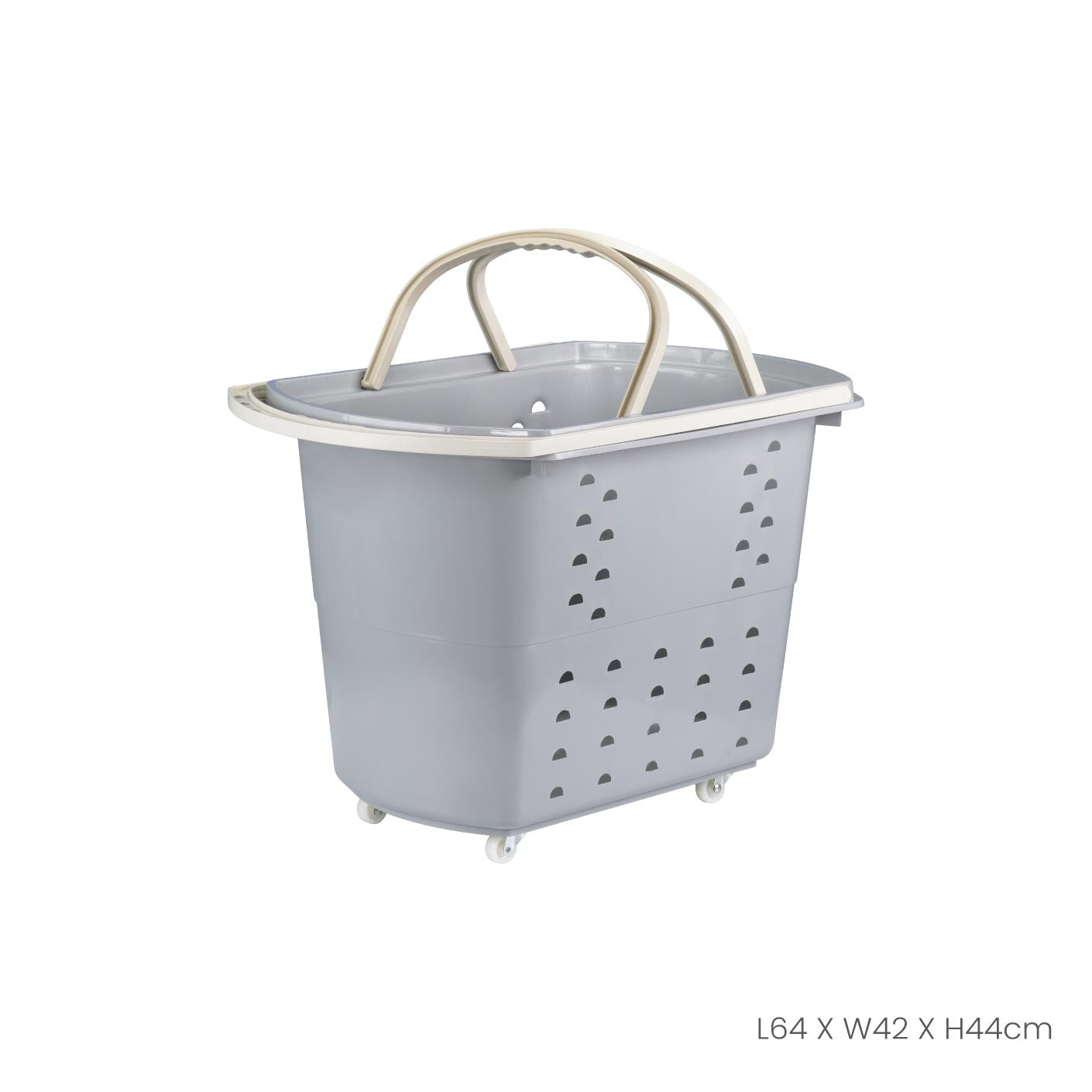SHOPPING BASKET TROLLEY (4324)