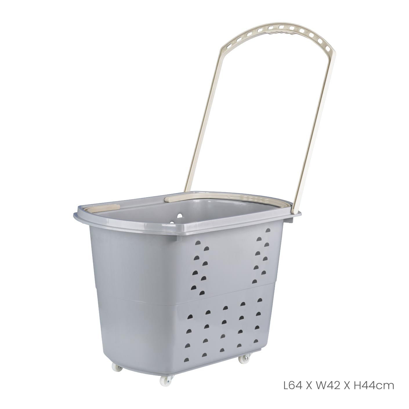 SHOPPING BASKET TROLLEY (4324)