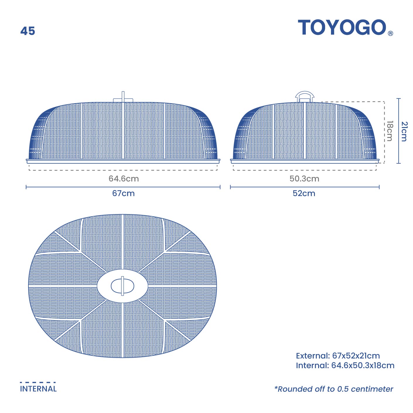 BARTLEY FOOD COVER OVAL (45)