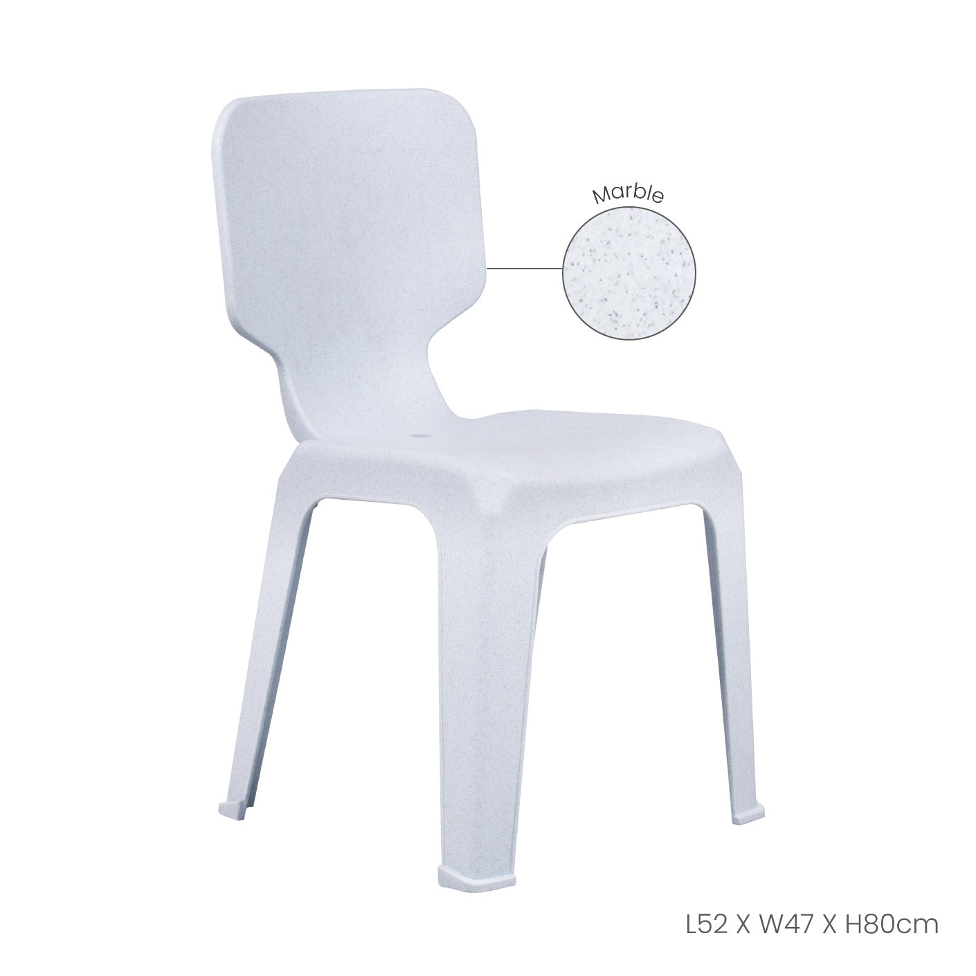 CLASSIC CHAIR W/BACK REST (476)