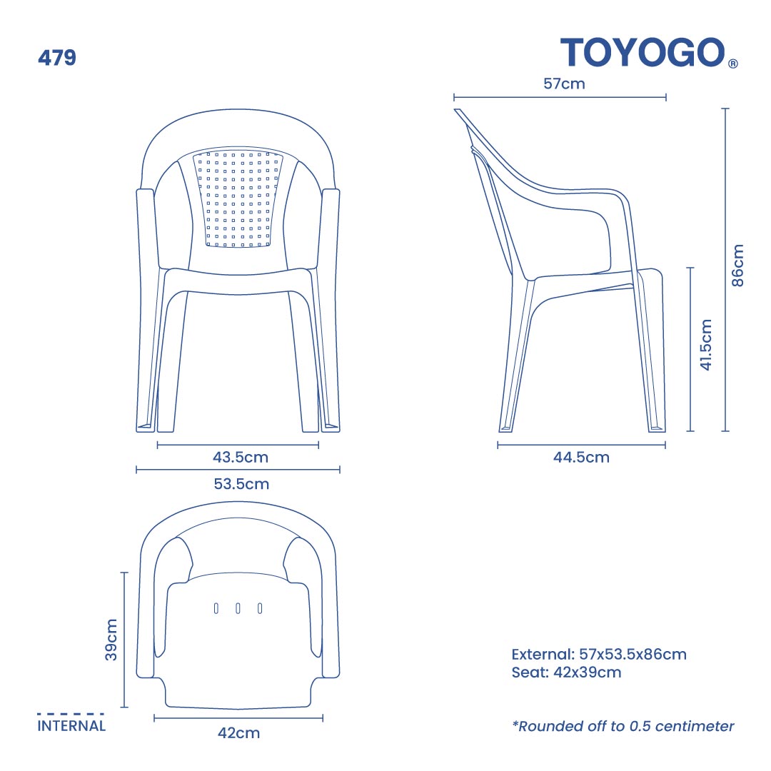 RAINBOW GARDEN CHAIR (479)