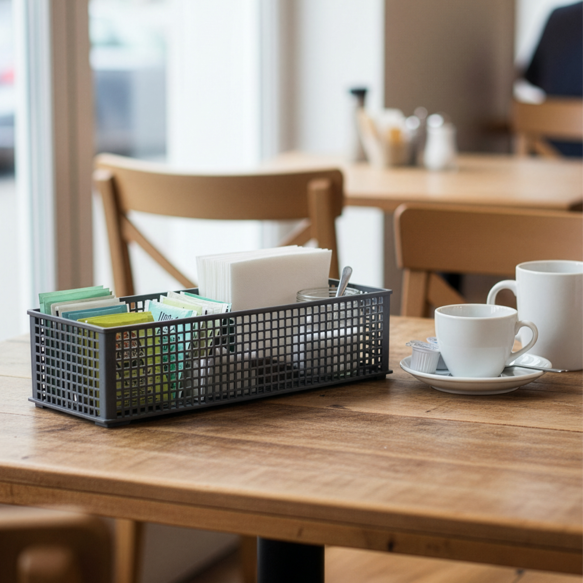 STACKABLE SLIM TRAY W/DIVIDER (4820)