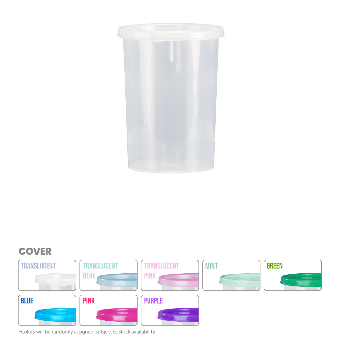 ROUND CONTAINER W/LID (5014)