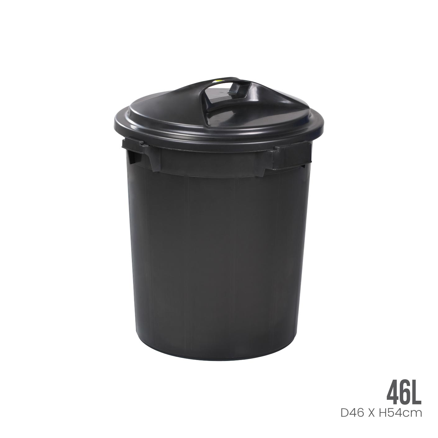 LUCKY PAIL 12 GAL (BLACK/GREEN) (510-B)