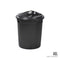 LUCKY PAIL 12 GAL (BLACK/GREEN) (510-B)