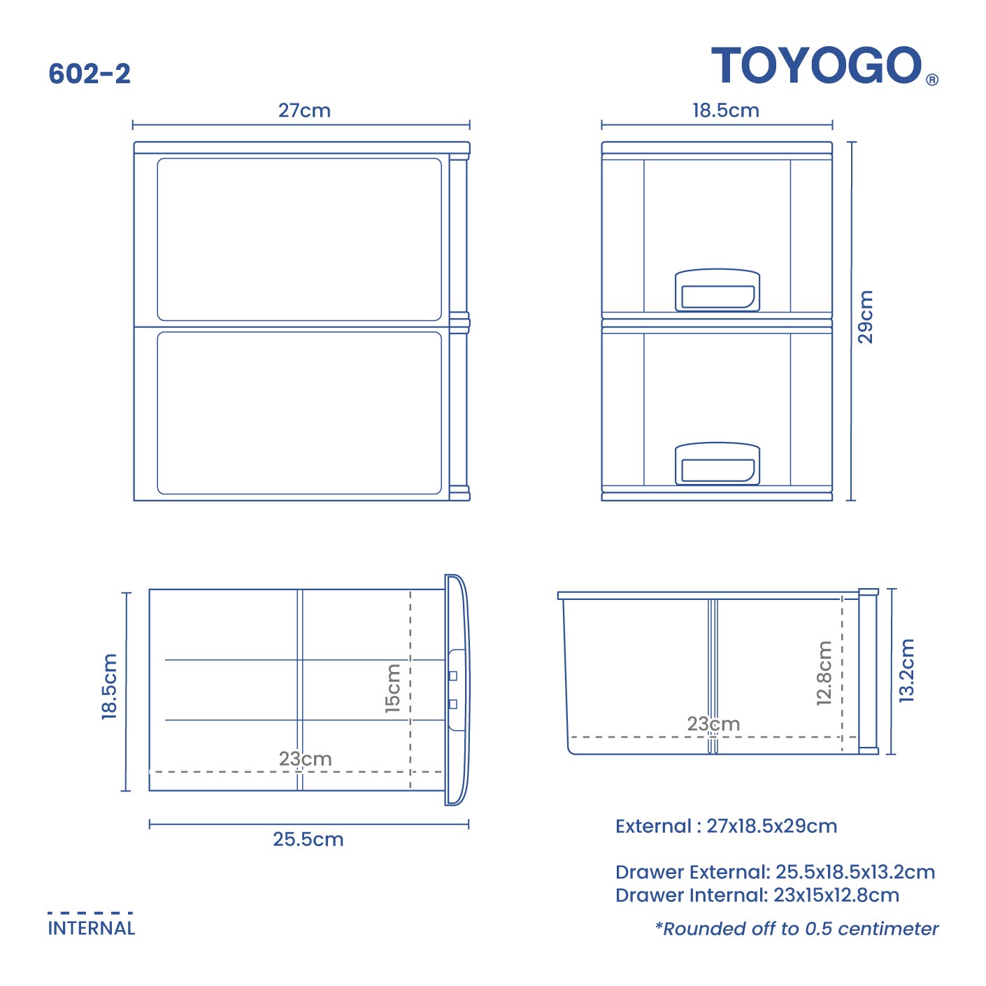 2 TIER PERFECT CD DRAWER (602-2)