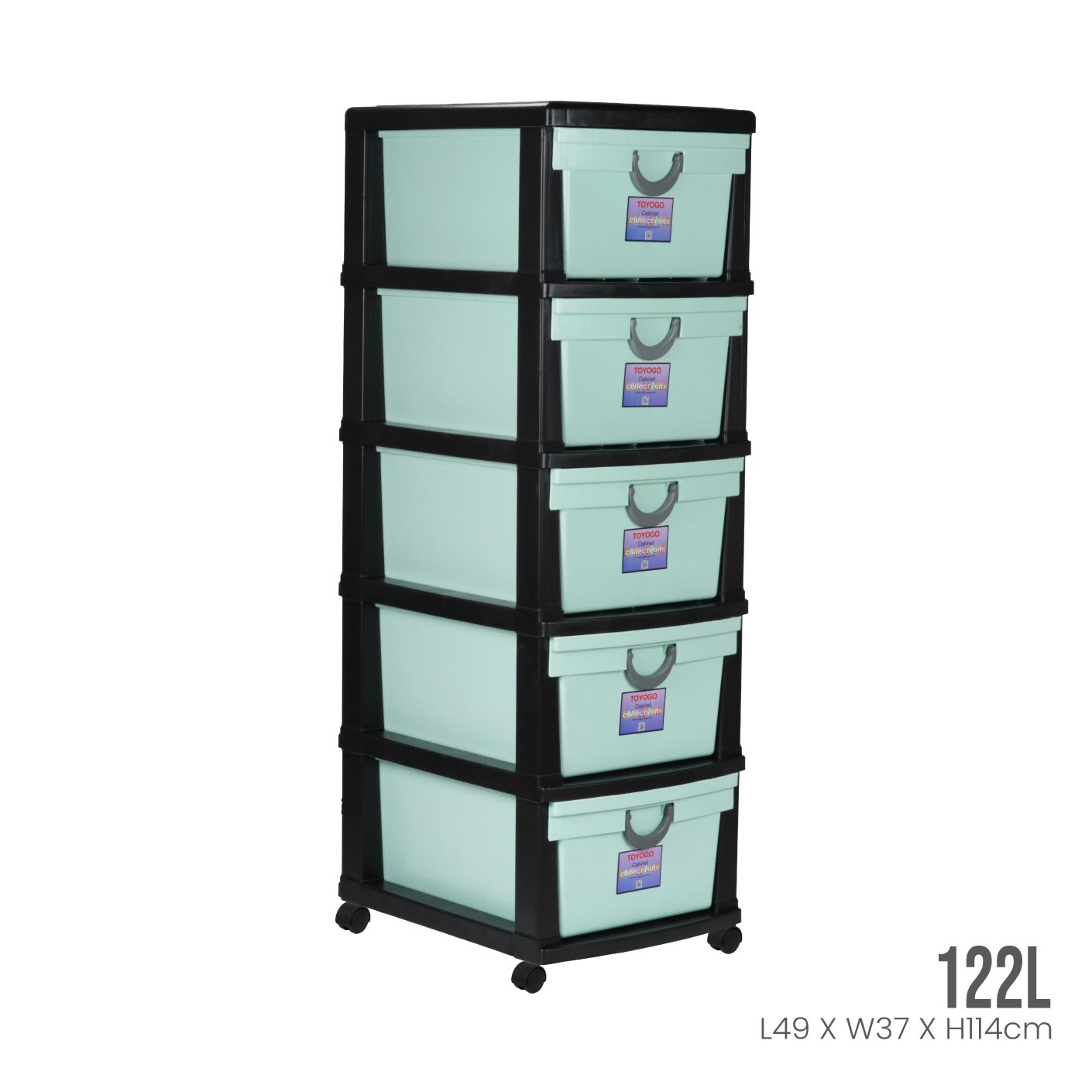 5 TIER U-TY STOCKER W/WHL (604-5)