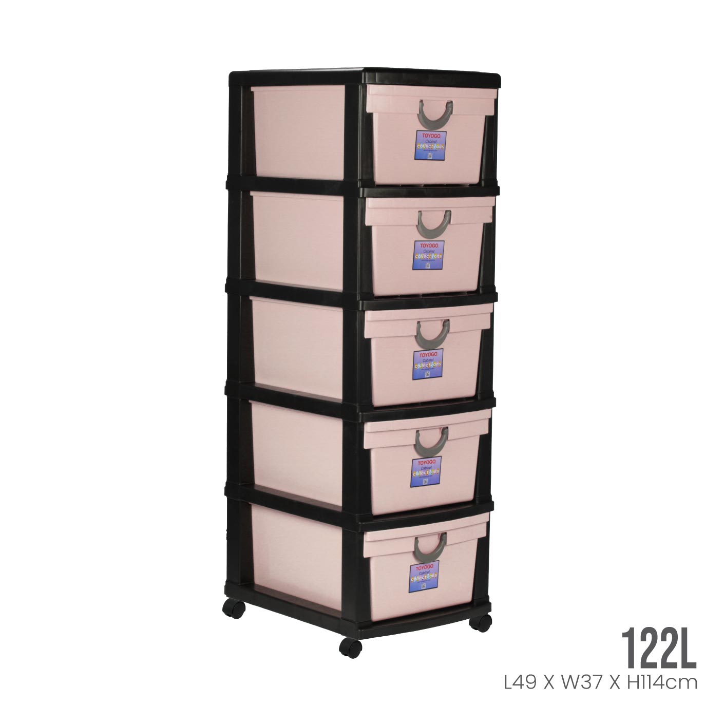 5 TIER U-TY STOCKER W/WHL (604-5)